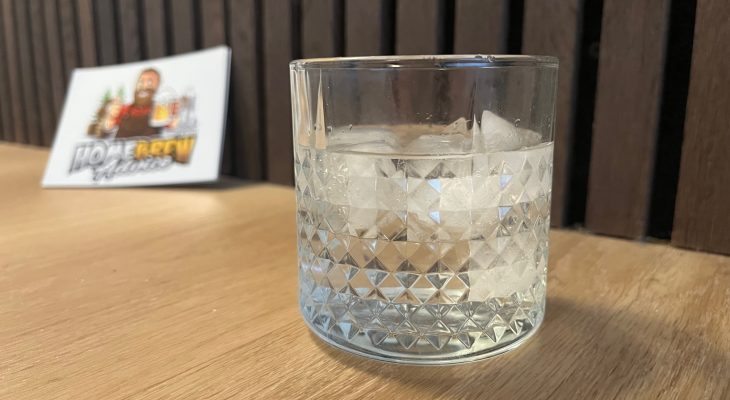 Glass of vodka